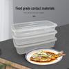 Large Transparent Rectangular Disposable Food Container