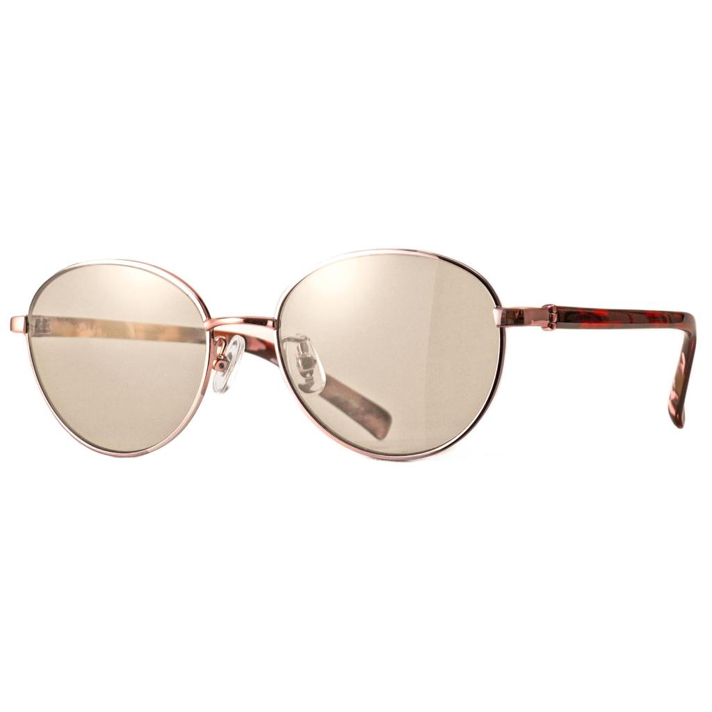 Eyeforyou Melanin Солнцезащитные очки Защита от УФ-излучения Светлый цвет линз Розовый Коричневый Половина Женские EY-S611-C3