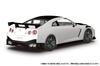 Aoshima Bunka Kyozai Rakupla Snap Car Series R35 NISSAN NISMO Special Edition 2022 Brilliant White Pearl Plastic Model 1/24 No.02-BW GT-R Pre-colored