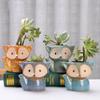 3D Animal Flowerpot UV Epoxy Mold  Vase Concrete Plaster Resin Silicone Mould