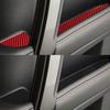 Red Car Door Storage Slot Carbon Fiber Sticker Trim For Toyota 4Runner 2010-20