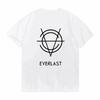 2024 Бокс EVERLAST Свободная Повседневная Футболка С Коротким Рукавом Печать Букв Футболка С Круглым Вырезом Хлопковая Футболка Фитнес Спортивные Топы