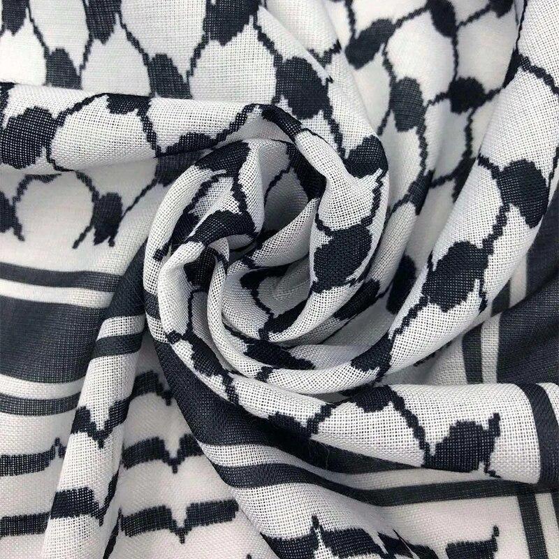 2024 Women Scarf Plaid Print Hijab Soft Shawls and Wraps Female Foulard Designer Pashmina Bandana Muslim Headscarf
