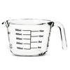 Chuangde Milk Cup, Heat-Resistant Glass Cup, Microwave-Safe Measuring Cup for Home Use And Children's Breakfast, with Scale, 500ml