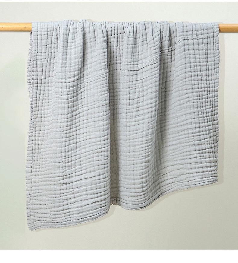 Мягкое 6-слойное хлопковое марлевое детское одеяло - приятное для кожи, однотонное, тип А для новорожденных