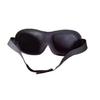 3D Black Stereo Sleep Eye Mask for Travel and Aviation, Nose Bridge-Free