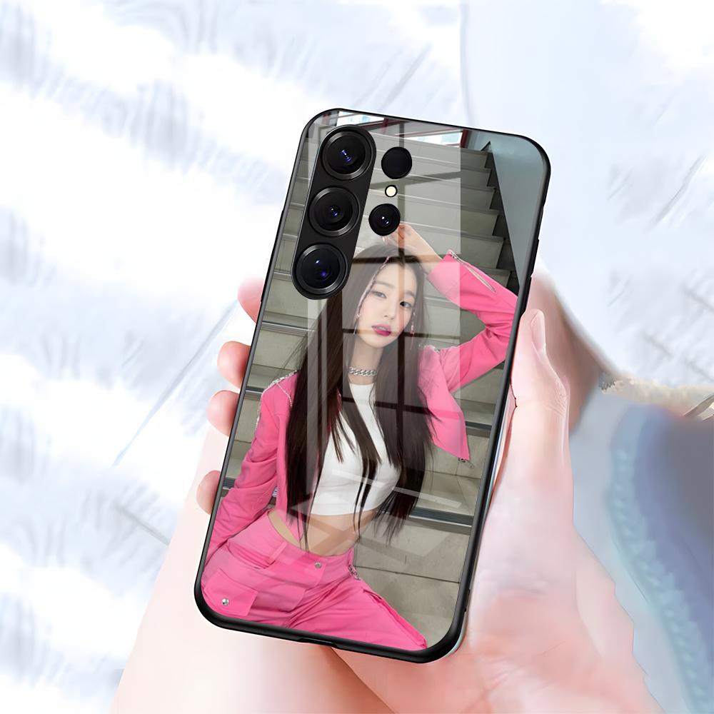 Чехол для телефона с изображением певца J-Jang W-Won-young для Samsung S26 S25 S24 FE S23 S22 S21 Plus S20 Ultra Note20Ultra Черная стеклянная крышка