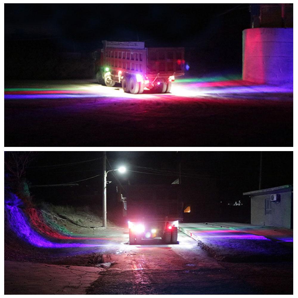 4pcs 6LED Truck Light Warning Lights Car Grille Beacon Bar LED Trailer Light Emergency Signal Light Side LED Indicator LightTurn Signal 2