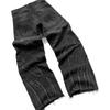 Men Baggy Aesthetic Streetwear Jeans Male Retro Fashion Wide Leg Denim Pants Graphic Embroidered Designer Hip Pop Denim Trousers