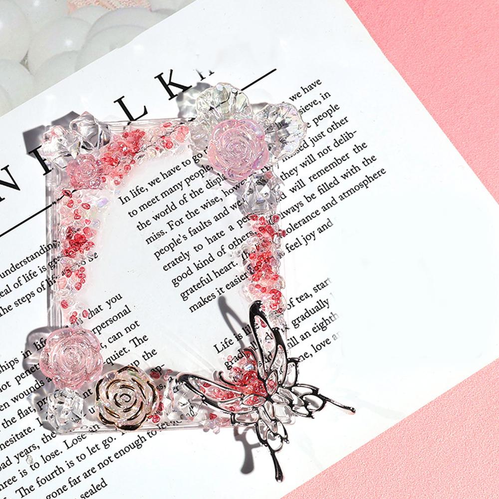 DIY Butterfly Acrylic Photo Frame Photo Stand Idol Card Protector Decor Supplies Card Sleeve Exquisite Photocards Holder