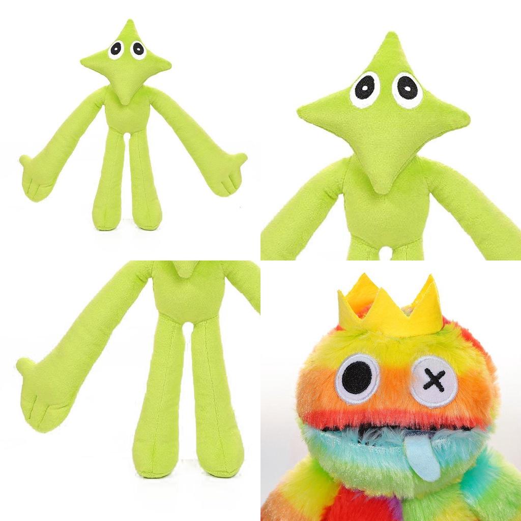 Плюшевая игрушка Roblox Rainbow Friends Синий Злодей Мягкая набивная кукла Детский рождественский подарок