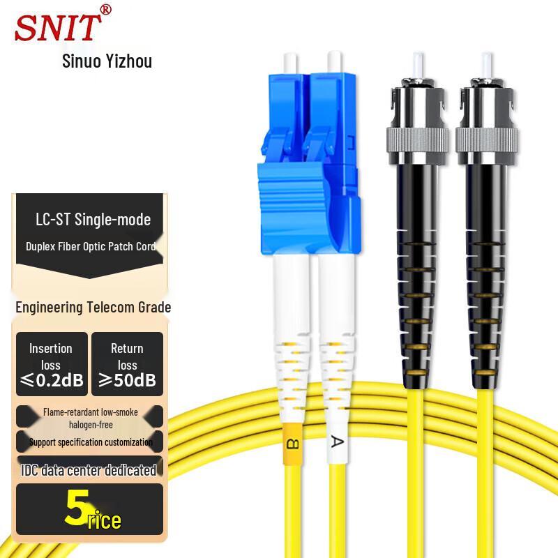 SNIT Telecom-Grade Fiber Optic Patch Cable