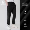 HAZZYS Мужские легкие спортивные брюки кэжуал прямого кроя на кулиске