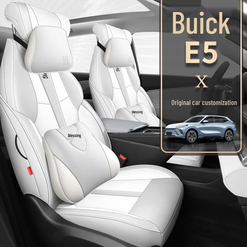 MWG Buick E5 Leather Sport Seat Cushion Cover - All-Season, Stylish, and Tailored Fit