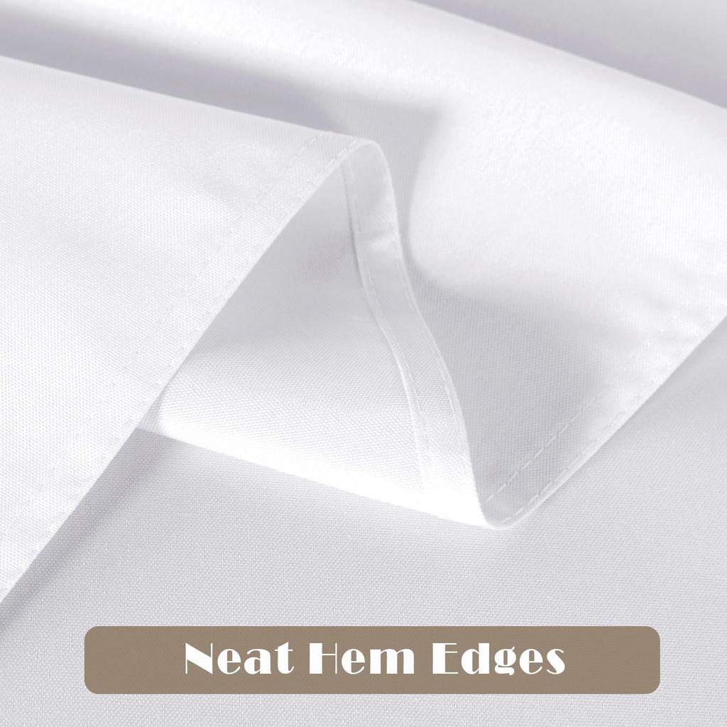 Rectangular Polyester Thicken Tablecloth Anti-Stain Anti-Wrinkle Table Cover,for Kitchen Dinner Party Wedding Buffet Feast Decor