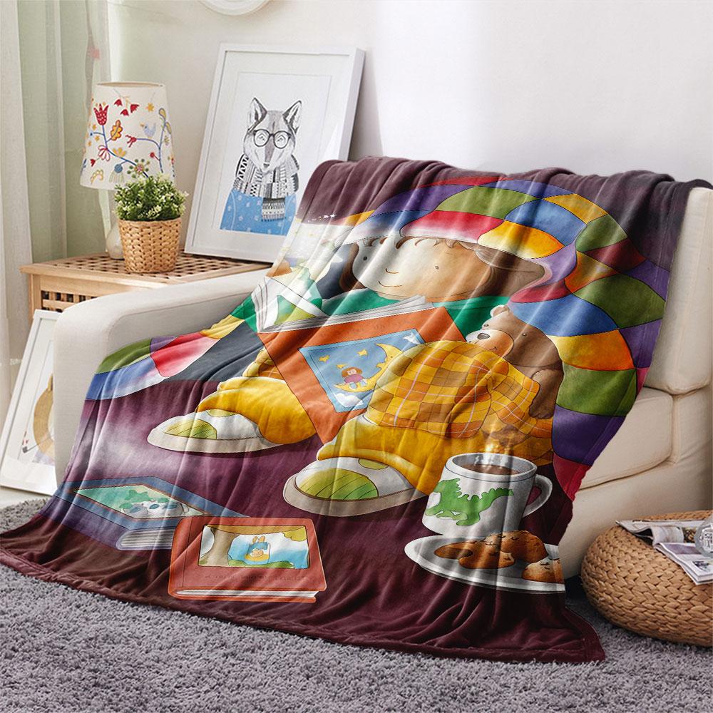 Lauras Stern Blanket, High quality Comfortable for All Seasons, Home Decor, Warmth and Comfort
