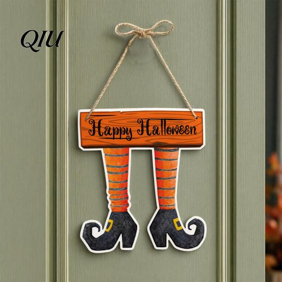 Halloween Festive Atmosphere Decor Pumpkin Door Hanging Decor, Spooky Wall Ornament for Party Decorative Pendant Scene, Front Entryway