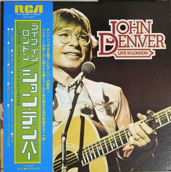Виниловая пластинка JOHN DENVER Live In London RVP6068 RCA 1976 Япония Кантри/Фолк Б/у