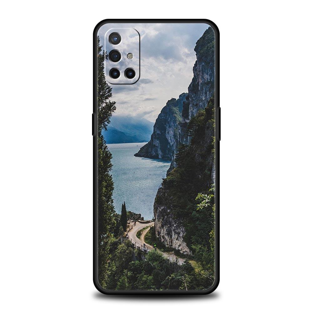 Forest Beach Sunrise Nature Phone Case For OnePlus 10 9 8 7 7T Pro 9RT 9R 8T Nord N100 N200 N10 CE 2 5G Z Soft Silicone Cover