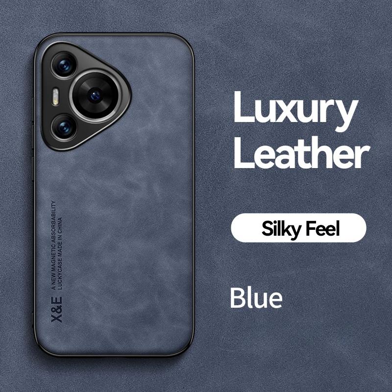 For Huawei Pura 70 Pro Plus 5G Case Magnetic Holder Leather Phone Case For Huawei Pura 70 Ultra Pura 70Pro Shockproof Back Cover