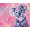 Коала Diy Картина по номерам для взрослых Настенная картина на холсте по номерам Diy Подарок для украшения дома