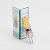 10 шт. Мини-лампа G4 LED COB, 3 Вт, AC DC 12 В 220 В, Свечевые лампы, Замена 30 Вт 40 Вт галогенным для люстры, точечного светильника