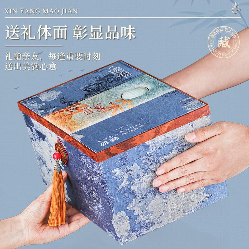 Xiaocha Diary Mingqian Xinyang Maojian Green Tea Biluochun Mengding Ganlu High Mountain Tea Gift Box 250g