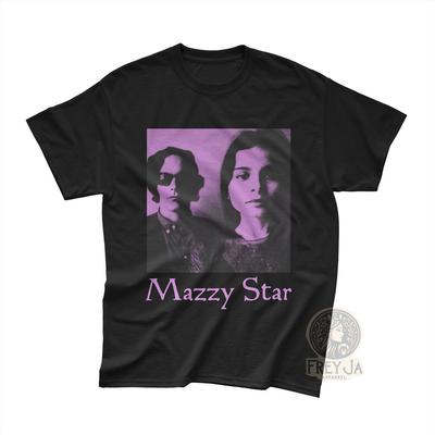 Футболка Mazzy Star, Футболка инди-группы, Унисекс концертная футболка, Винтажный топ в стиле гранж, Мерч альтернативной музыки