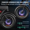 2026 EMOKO C91 20" Fat Tire Mountain Ebike 1000W 48V 20AH Removable Battery 130KM Long Range Adult Electric Bike