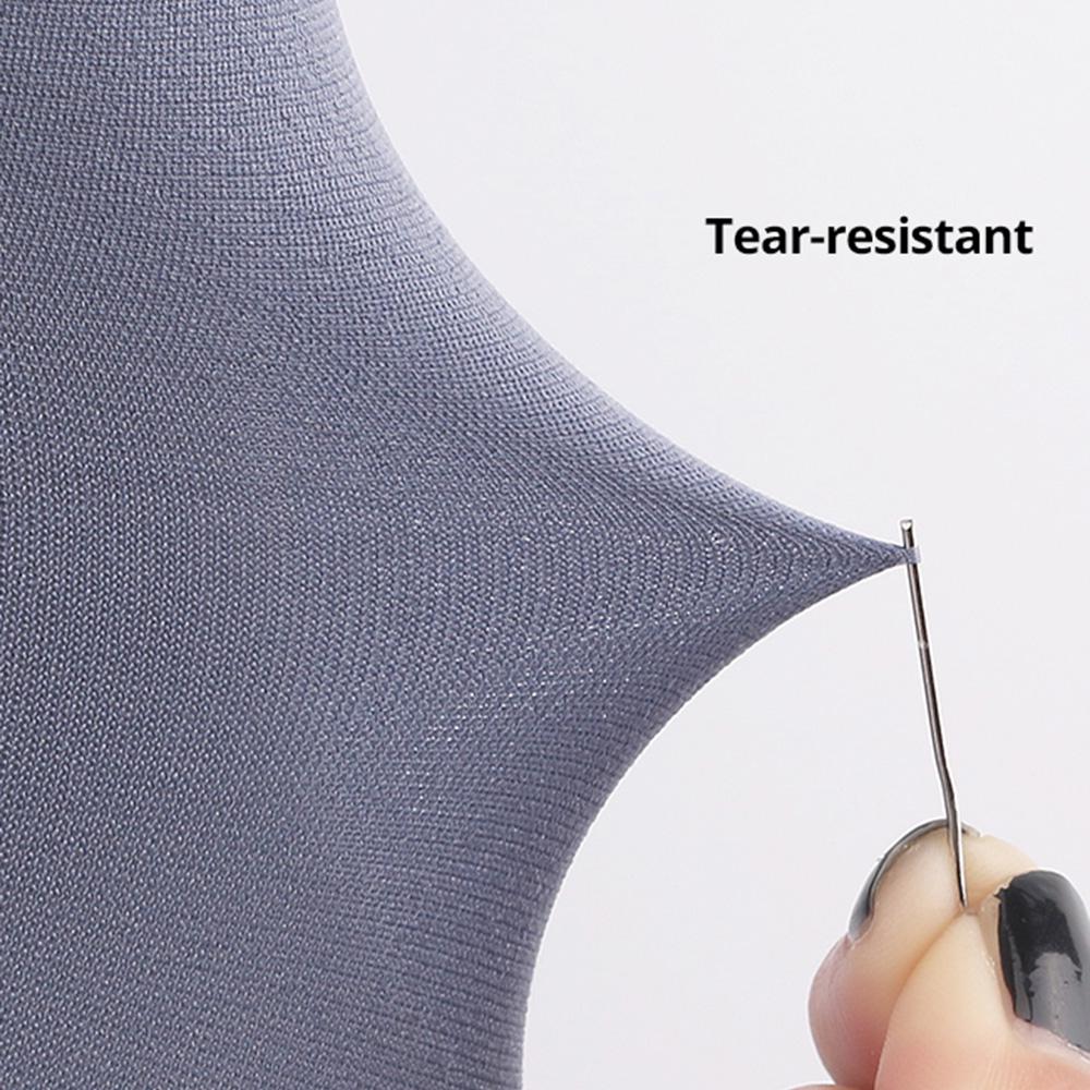 Black 10Pairs/Box Breathable Summer Business Men's Socks Stocking Middle Tube Mercerized Socks