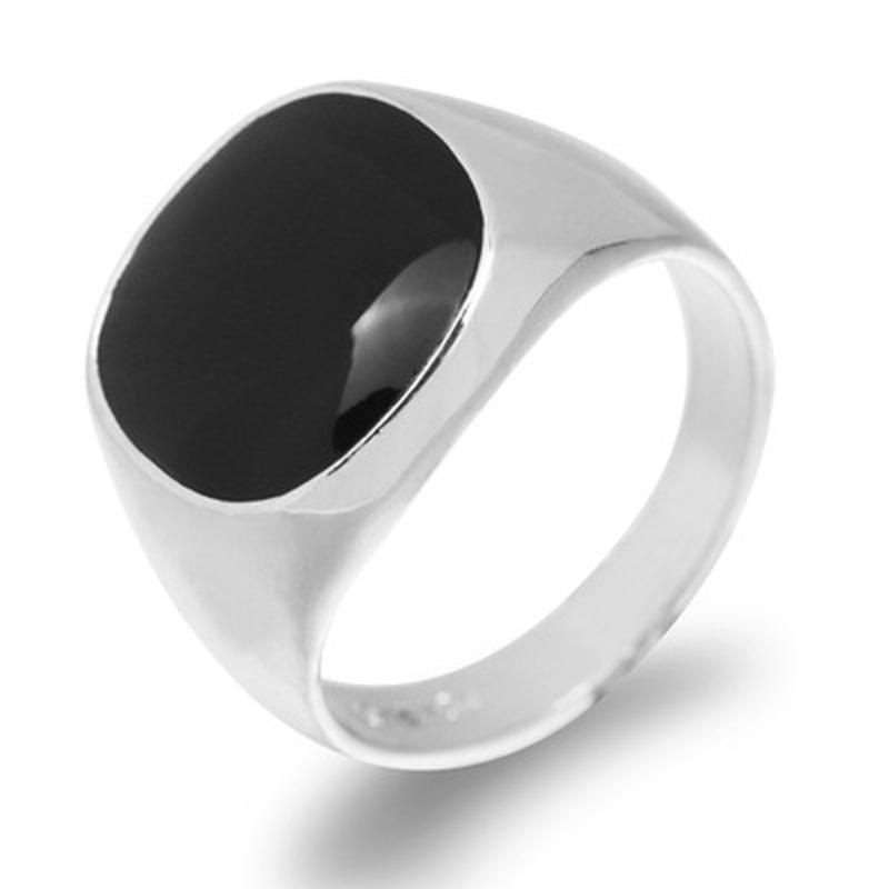 Крутое мужское лаконичное модное ювелирное кольцо из титана и нержавеющей стали
