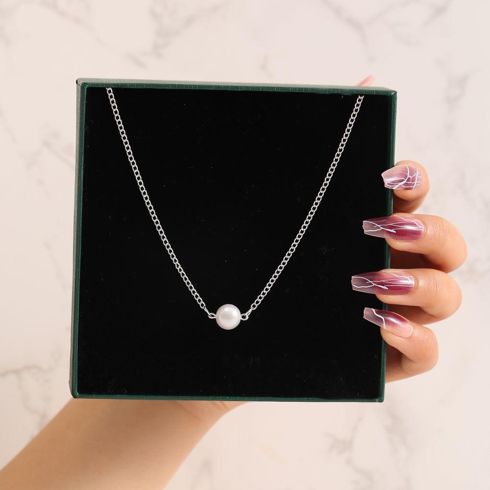 iF ME Vintage Pearl Multilayer Butterfly Necklace Gold Color Pendant Choker Chain Women Jewelry Accessories[No Box]