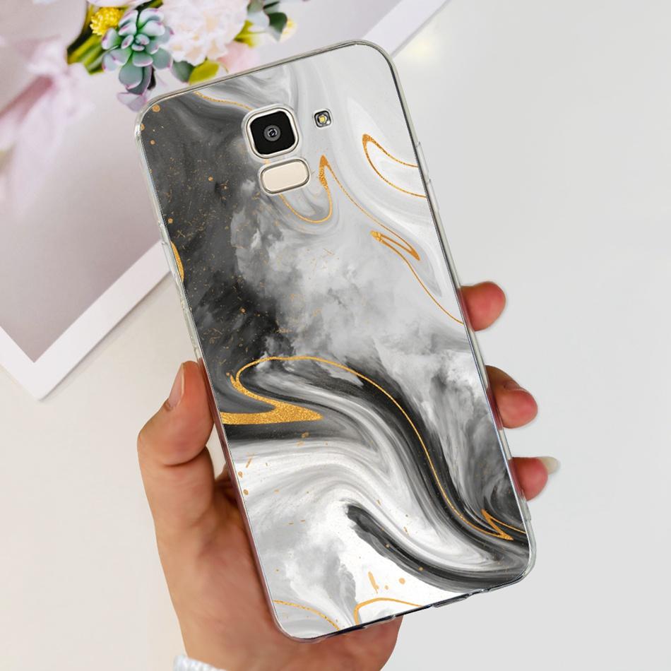 Чехол для телефона Samsung Galaxy J6 J6+ 2018 Samsung J 6 J6 Plus SM-J600F J610G Модный Крутой Узор Мягкий Силиконовый ТПУ Чехлы