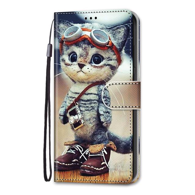 Модный кожаный флип-чехол для Samsung Galaxy S22 Plus Ultra S10 S10e E, персонализированный расписной кошелек, держатель для карт, подставка, обложка для книги