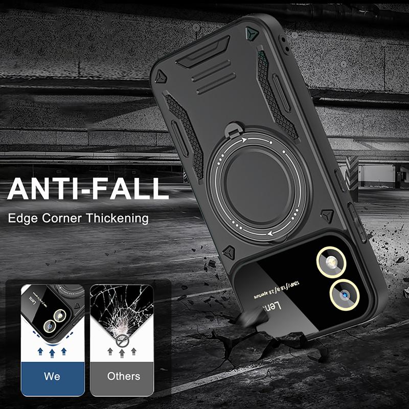 Противоударный чехол-броня для телефона Motorola Moto G30 G32 G34 G53 G60 G84, противоударный, с держателем-кольцом для пальца, магнитная крышка, Capa G53 Cases