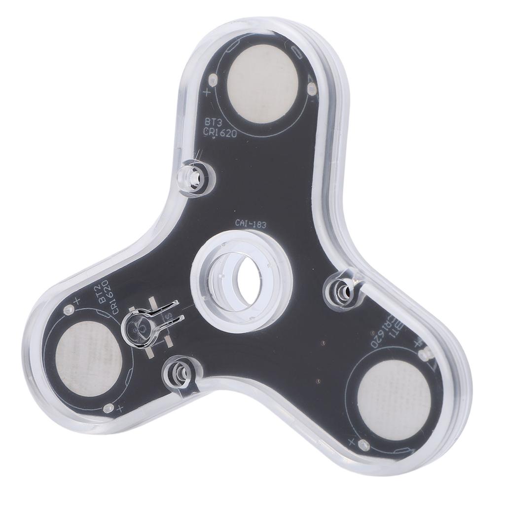 Soldering Practice Kit 3 Leaves LED Rotating Gyroscope Project Electronics PCB for Kids Adults