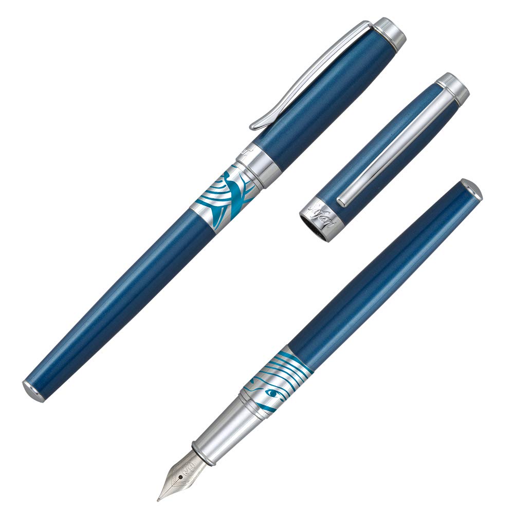 IWI Safari Ручка перьевая с экстратонким пером, Синий кит, -9S530FP-51C