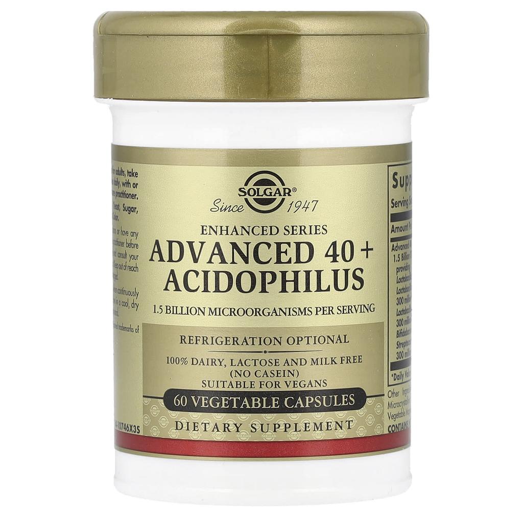 Advanced 40+ Acidophilus, Veggie Capsules 120