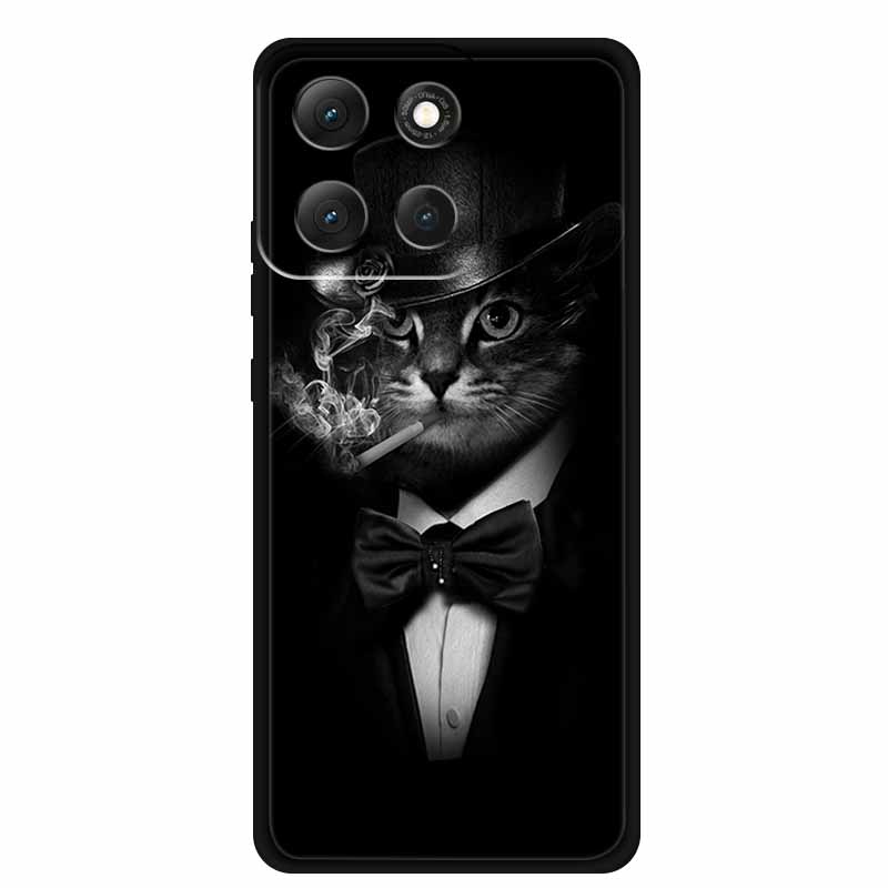 Чехол для Motorola Moto G86 Power 5G G 86 Power Мягкий ТПУ Силиконовые Задние Крышки Для Moto G86 Power Животные Расписной Тигр Лев Чехол