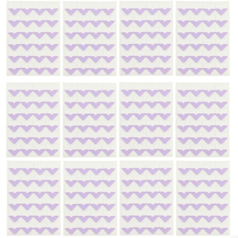 62KD Pack of 12 Adhesive Photo Corner Sticker for Scrapbooking and Album