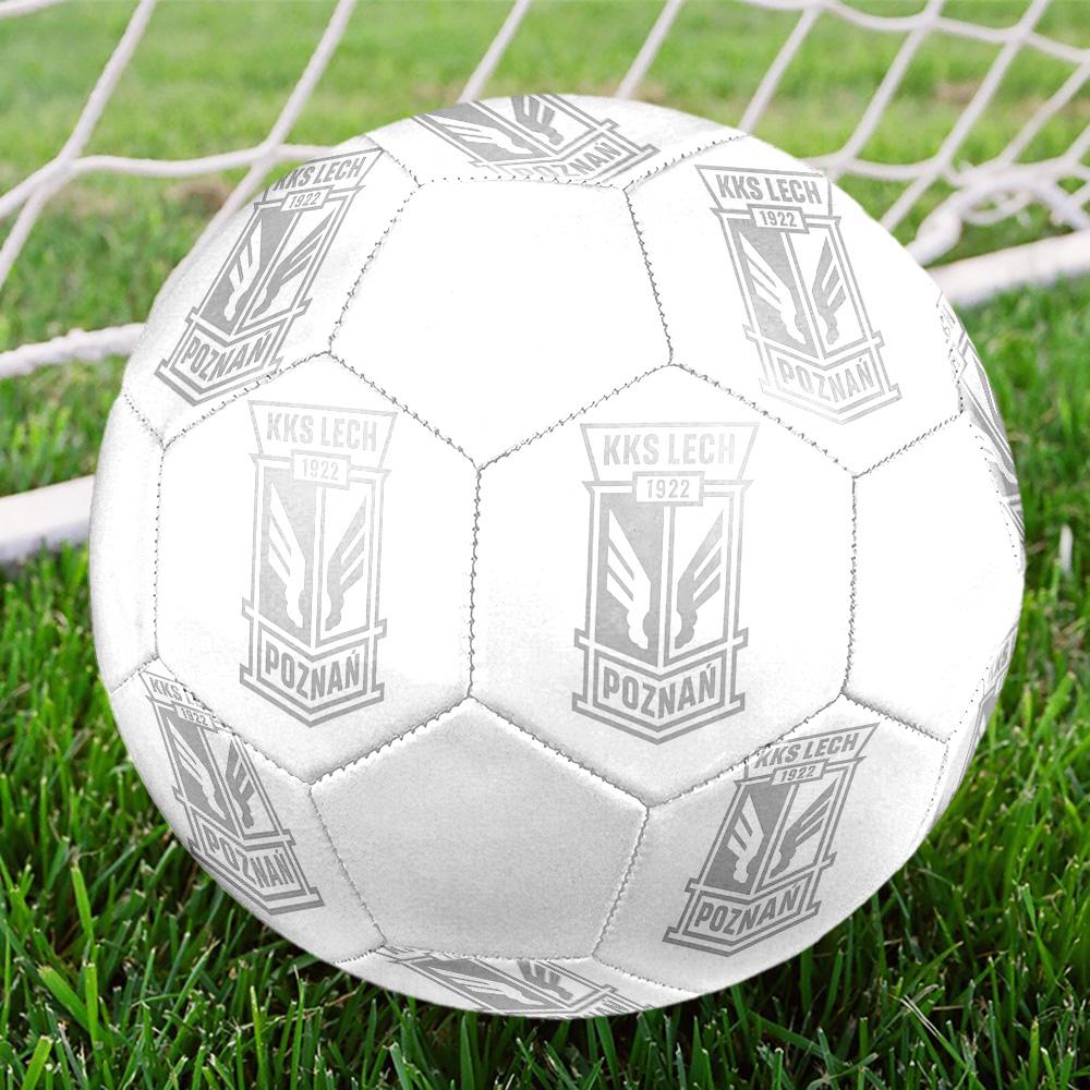 1PC Lech Poznań logo size 5 soccer ball PrahaIndoor Soccer Ball Colorful All Ages Machine Stitched PVC Competition Ready Durable High-Bounce
