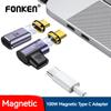 FONKEN 100W Type C Fast Charger Connector USB4.0 Thunderbolt3 USB C To Type C 40Gbps 8K@60Hz USB Type C Adapter