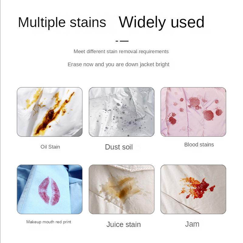 Pack of 12 TabletsPc Bag Down Jacket Cleaning Wipes Family Pack Quick Stain Removal No-wash Wiping Clothes Wet Wipes