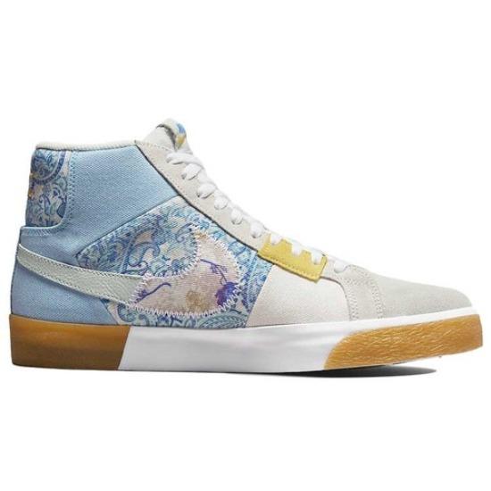 Nike SB Zoom Blazer Mid Premium Пейсли Бордовый 2022 - DM0859-400