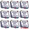 10Pcs/Lot Letters Proverb Patch Iron On Patches For Clothing Cartoon Embroidery Patches On Clothes Animal Patch For Clothes Sew