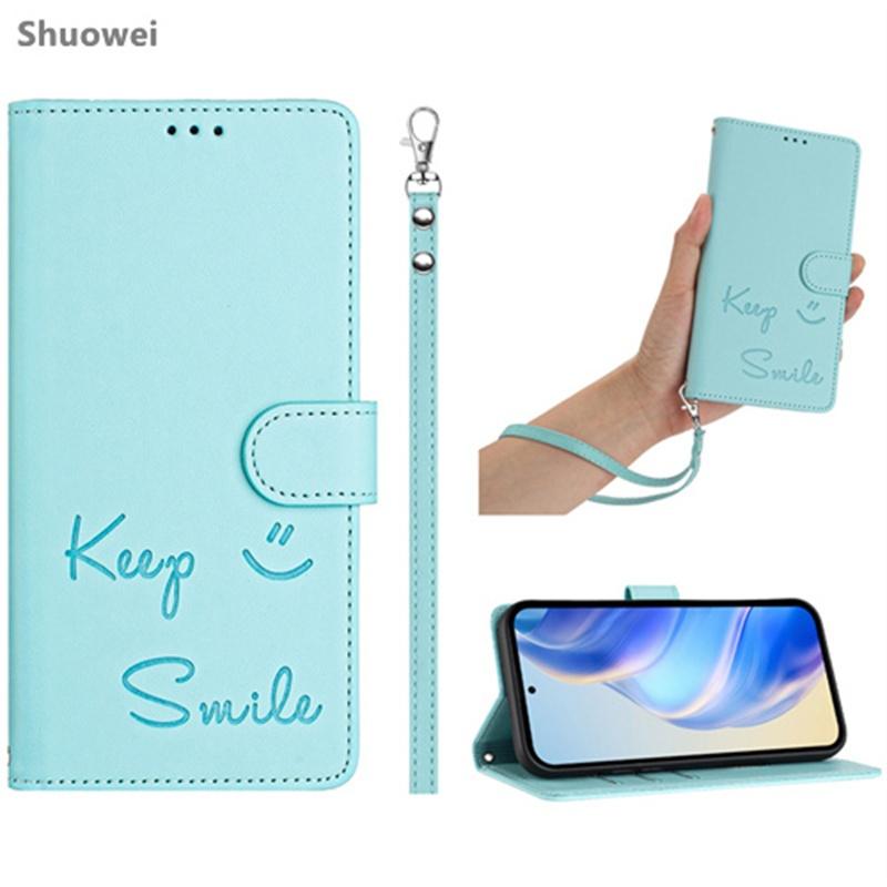 For Huawei P20 P30 P40 P50 Lite Pro 4G Case Flip Leather Wallet Cover Card Slot Stand Wrist Strap