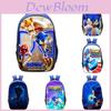 Детский рюкзак Sonic The Hedgehog 2 для школы, путешествий, красочный рисунок, дизайн унисекс