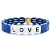 Модный браслет из сплава с краской Новый браслет Honeycomb LOVE Bracelet