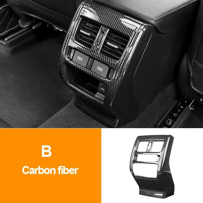 For Honda Accord X 10th 2018 2022 Hybrid ABS Car Rear Air Conditioning Vent Outlet Frame Cover Trim Accessories