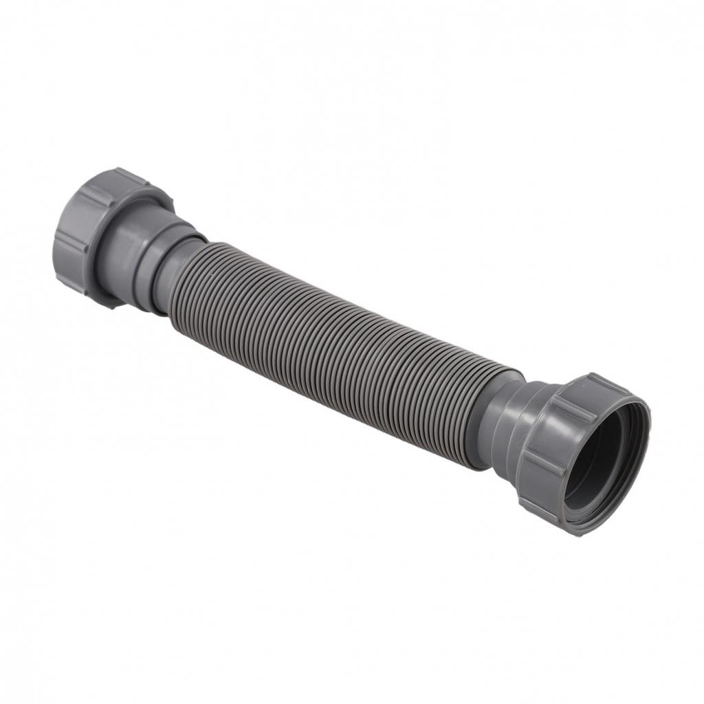Flexible Double Sink Drain Kit 112 and 114 Inch P Trap Pipes for Sink Drainage